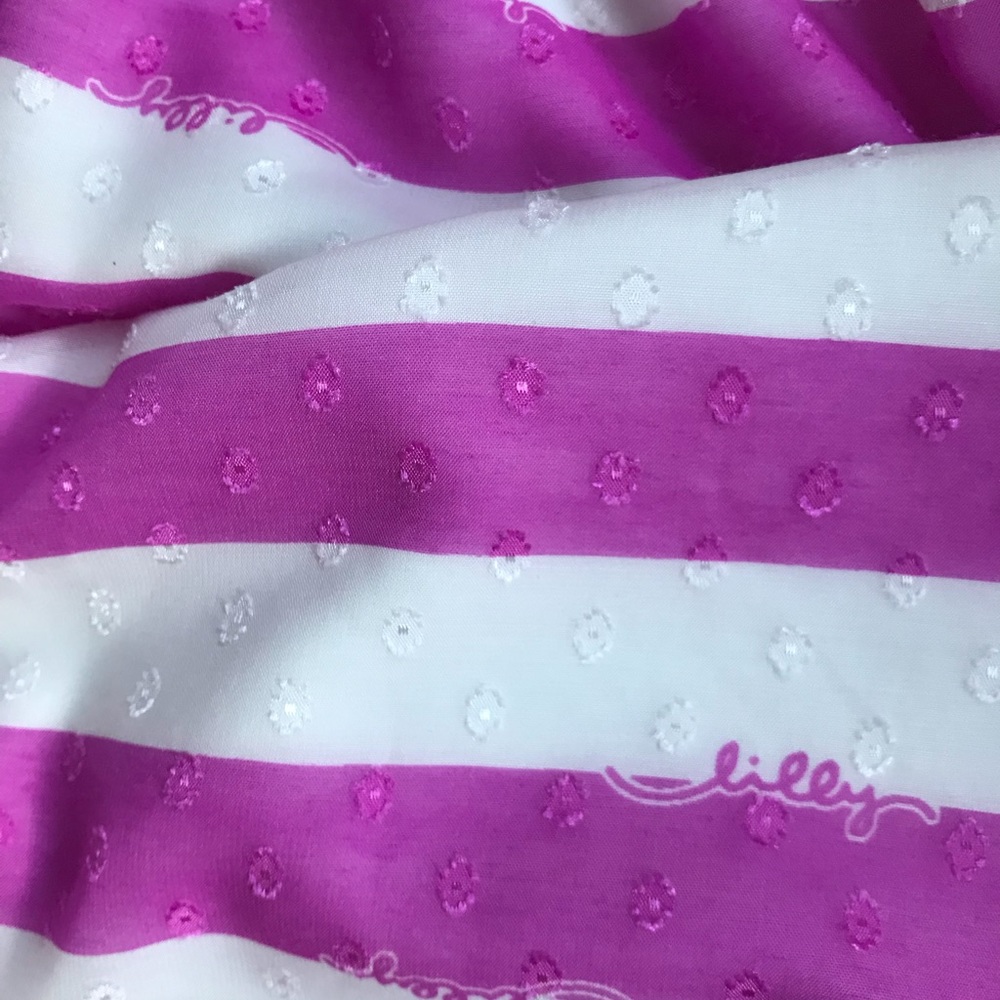 purple/white stripe LILLY PULITZER DANNA DRESS Sm - Picture 4 of 6